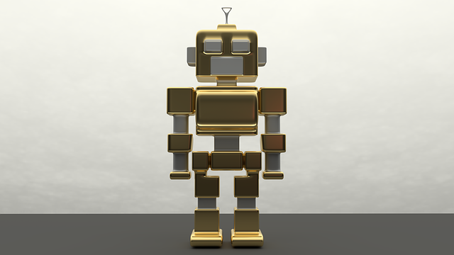 AI Robot A robot standing on a table.